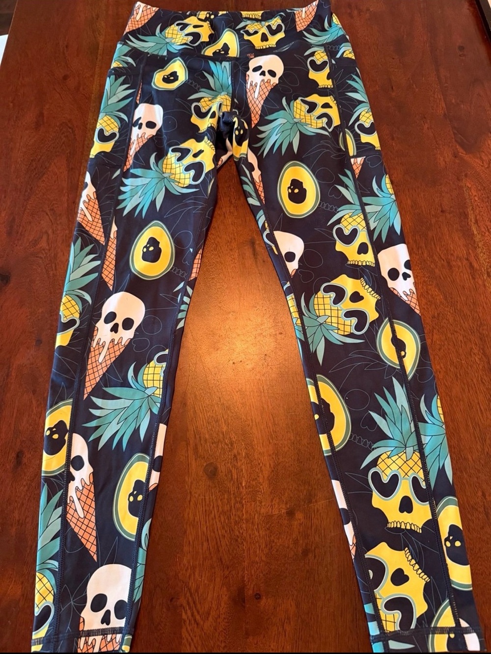 Constantly Varied Gear Ice Cream Skulls Full Length Leggings
